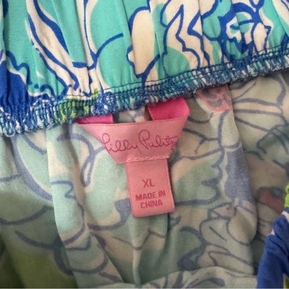 Lilly Pulitzer Merrick Mini Skirt Worth May Blue Flowers size XLStyle 26619 - Picture 5 of 5